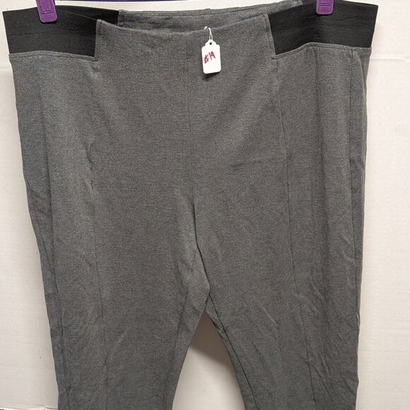🖤 Terra & Sky Gray Stretch Pants – Size 2X (20W–22W) - Picture 6 of 6